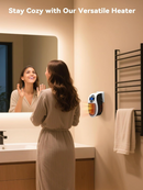 Portable Wall Mounted Heater with Adjustable Temperature & Timer Control